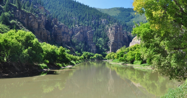the Glenwood Canyon bike path